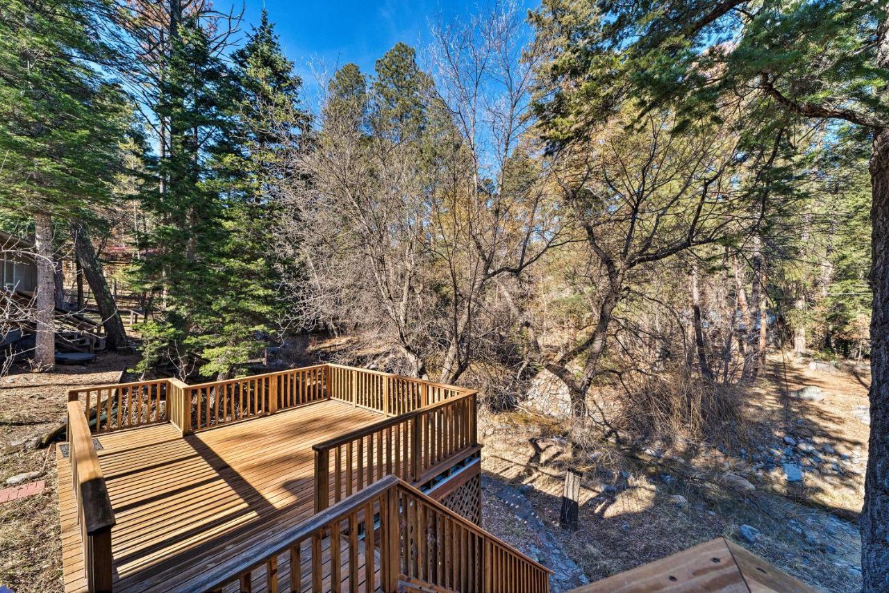 Scenic Riverside Cabin In Ruidoso With Deck And Grill! Esterno foto